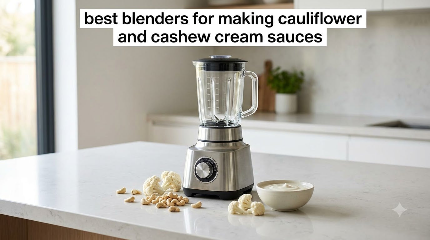 best blenders for making cauliflower and cashew cream sauces