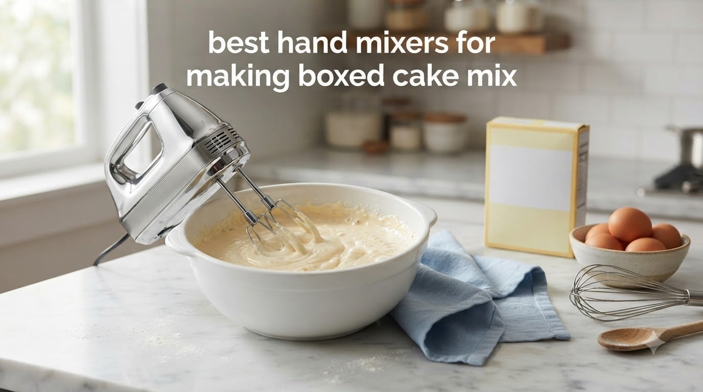 best hand mixers for making boxed cake mix