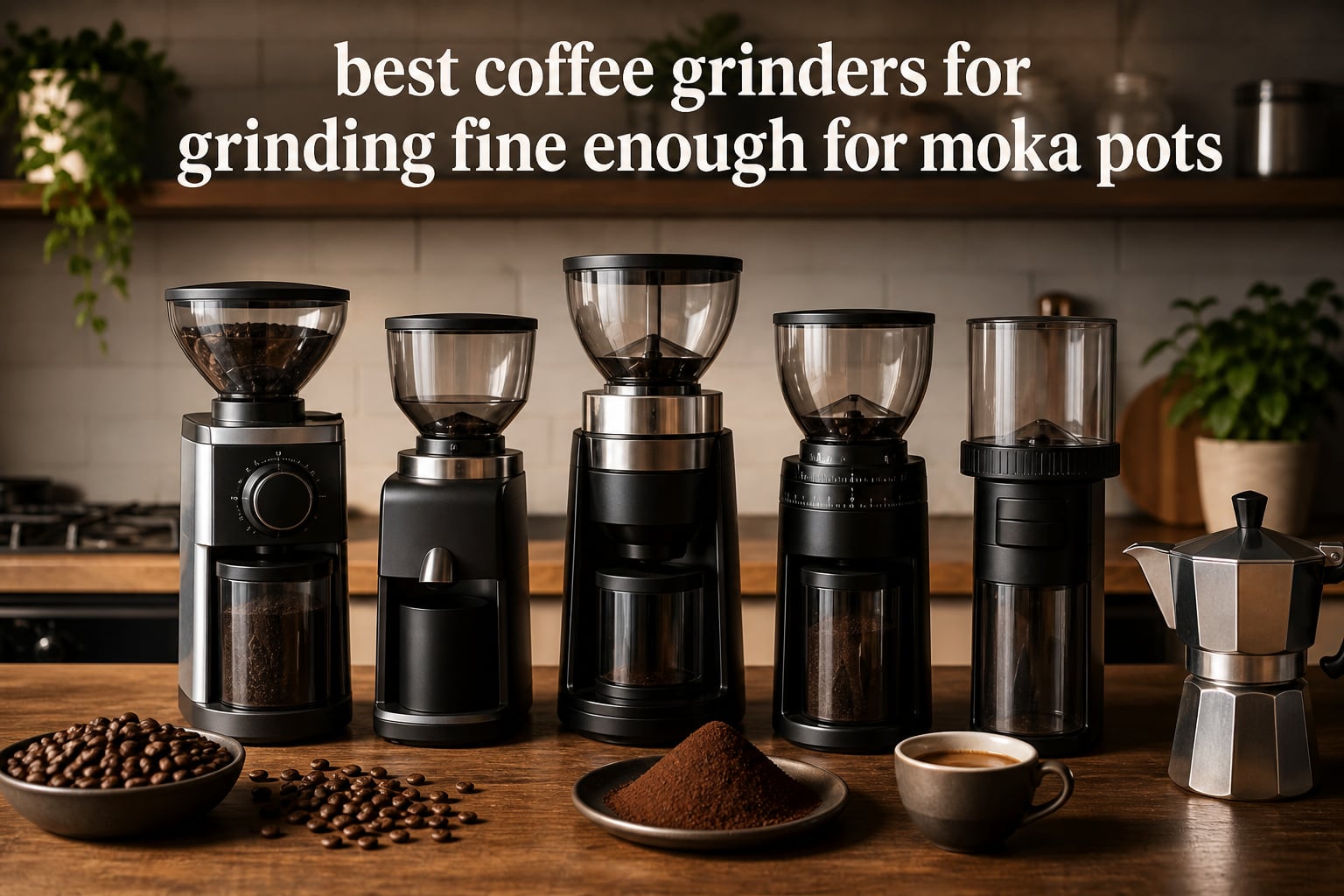best coffee grinders for grinding fine enough for moka pots