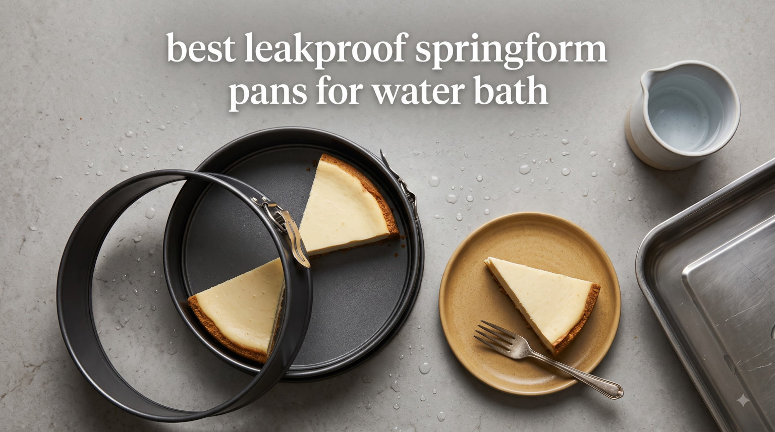 best leakproof springform pans for water bath