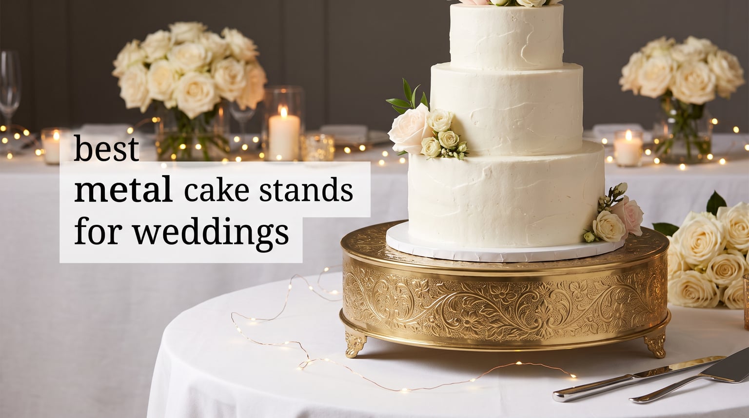 best metal cake stands for weddings