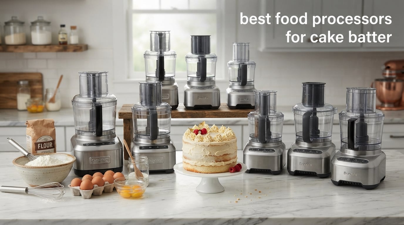 best food processors for cake batter