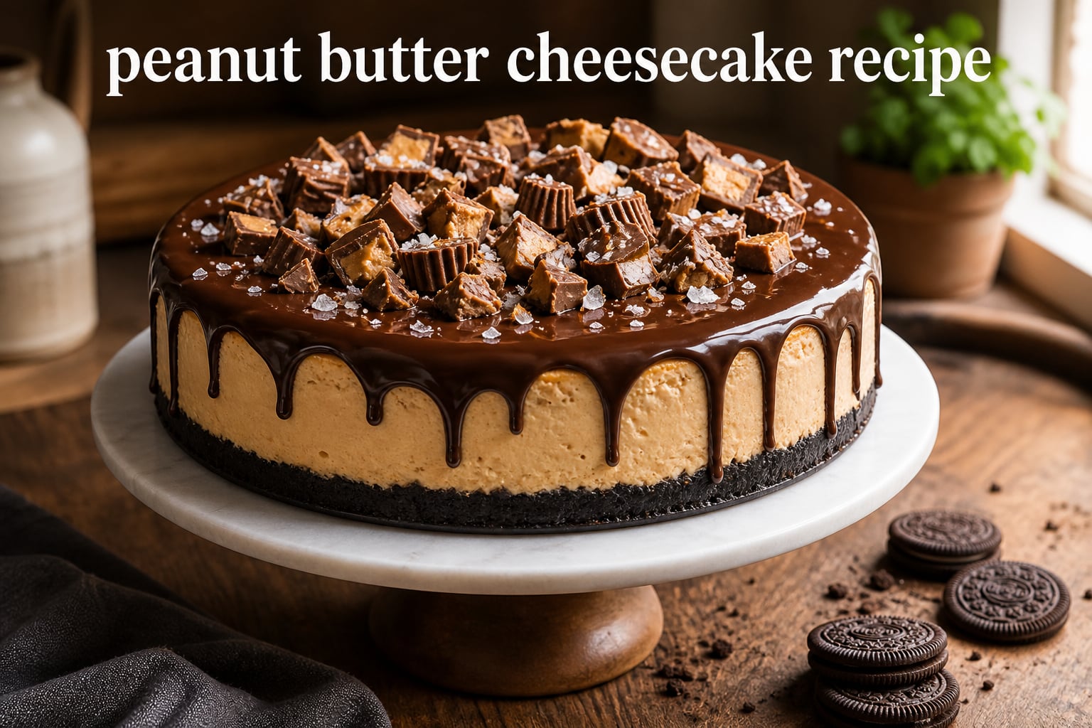peanut butter cheesecake recipe