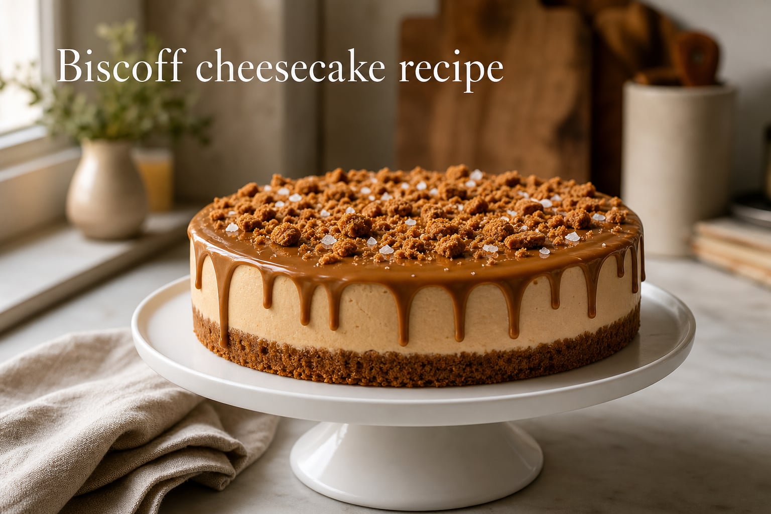 Biscoff cheesecake recipe