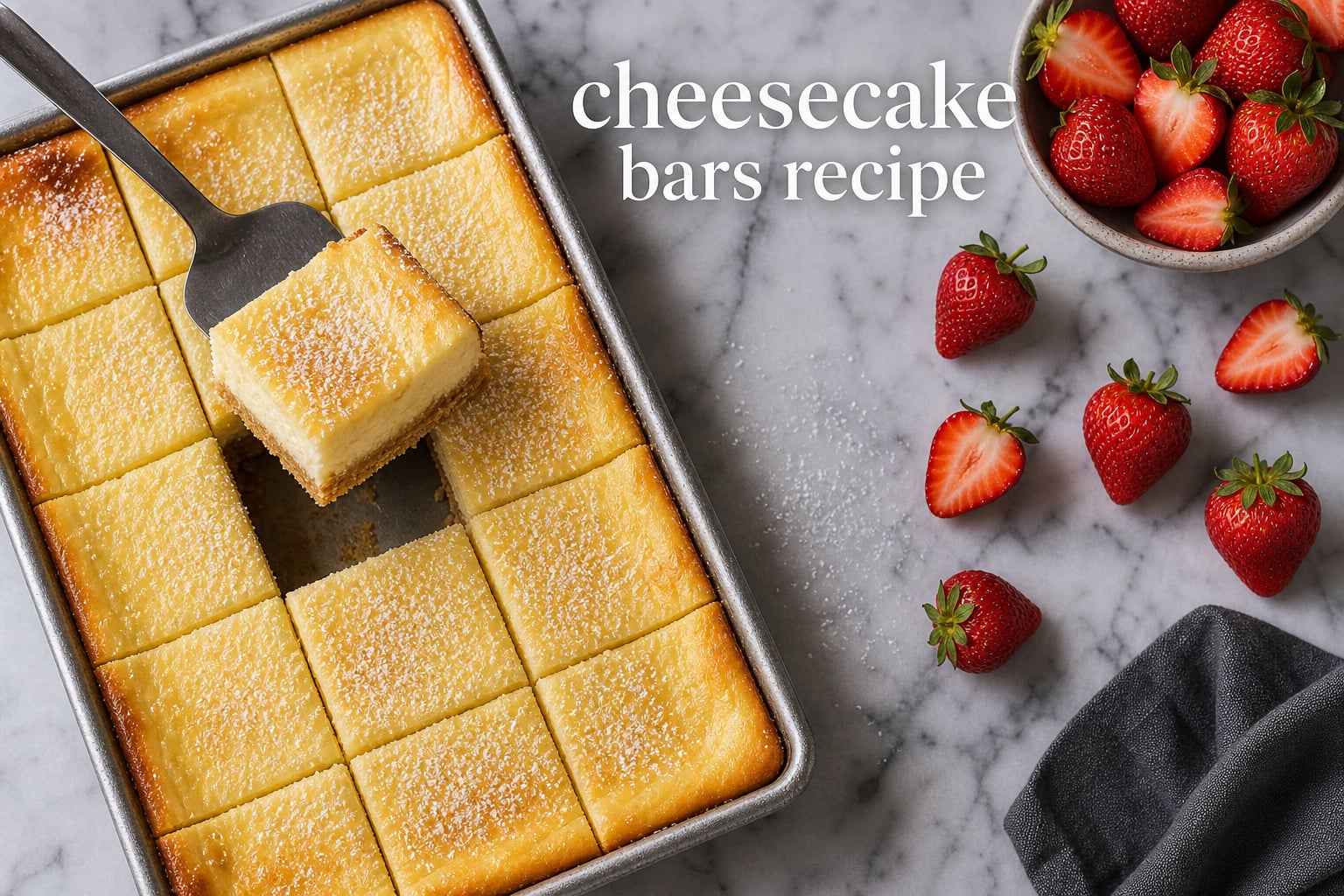 cheesecake bars recipe