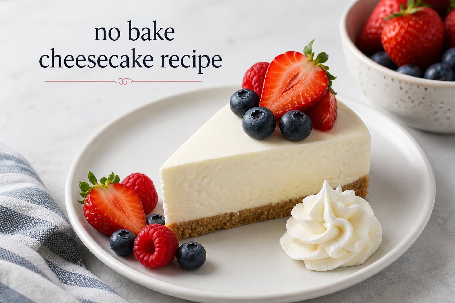 no bake cheesecake recipe