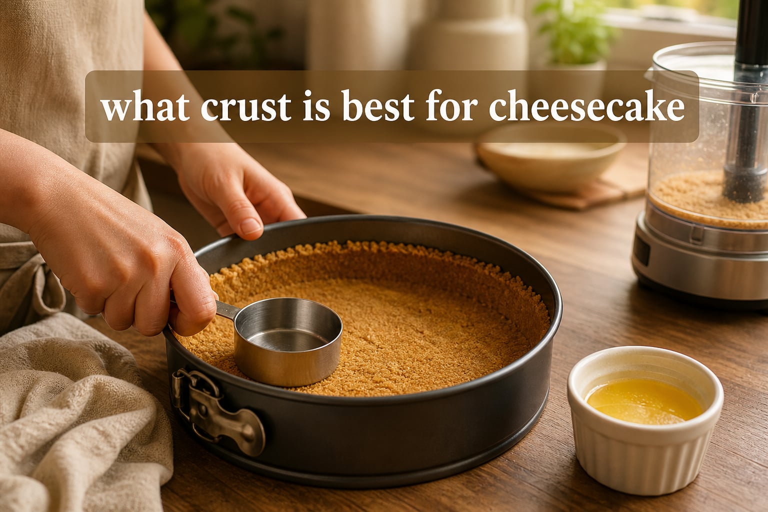 what crust is best for cheesecake