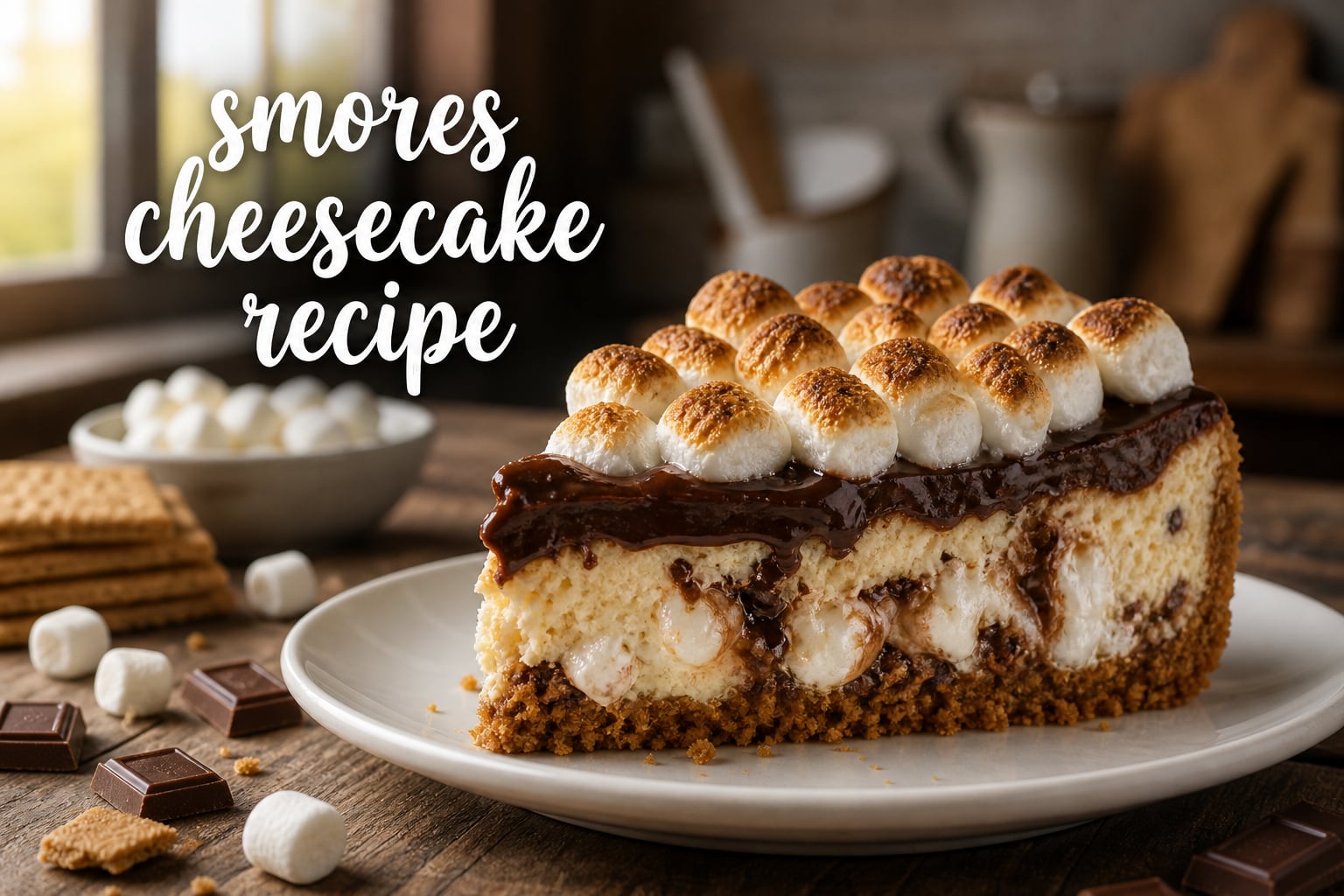 smores cheesecake recipe