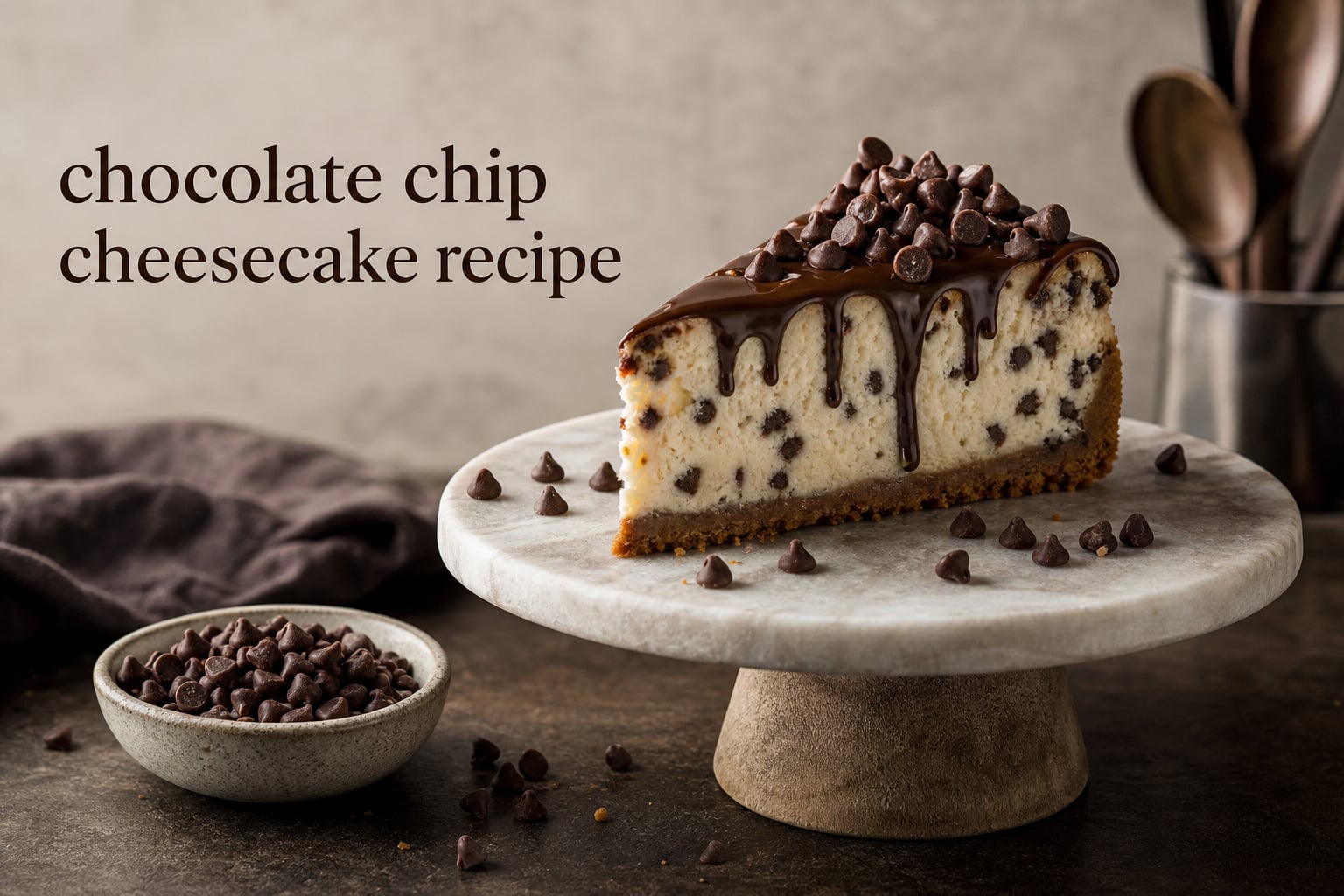 chocolate chip cheesecake recipe