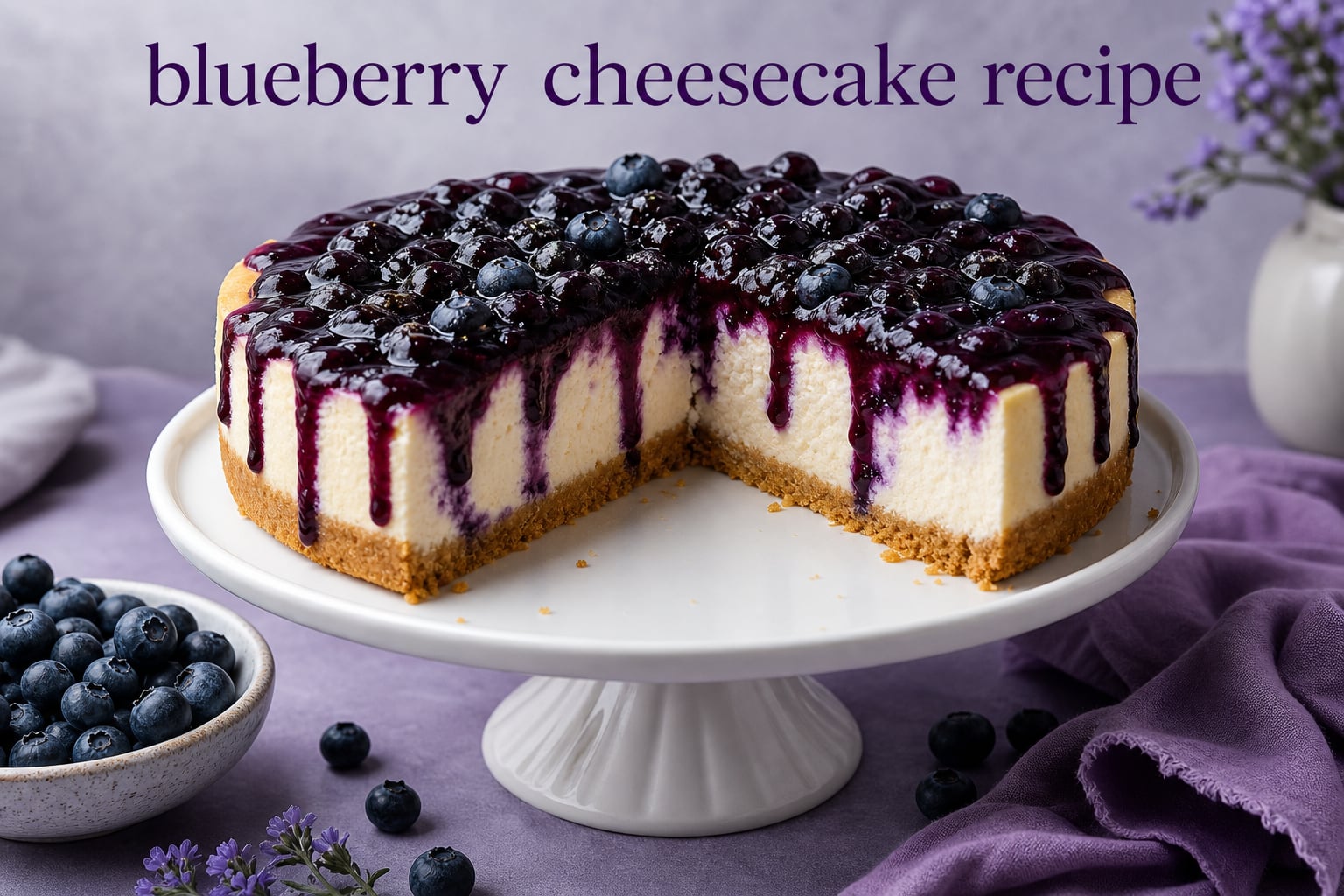 blueberry cheesecake recipe