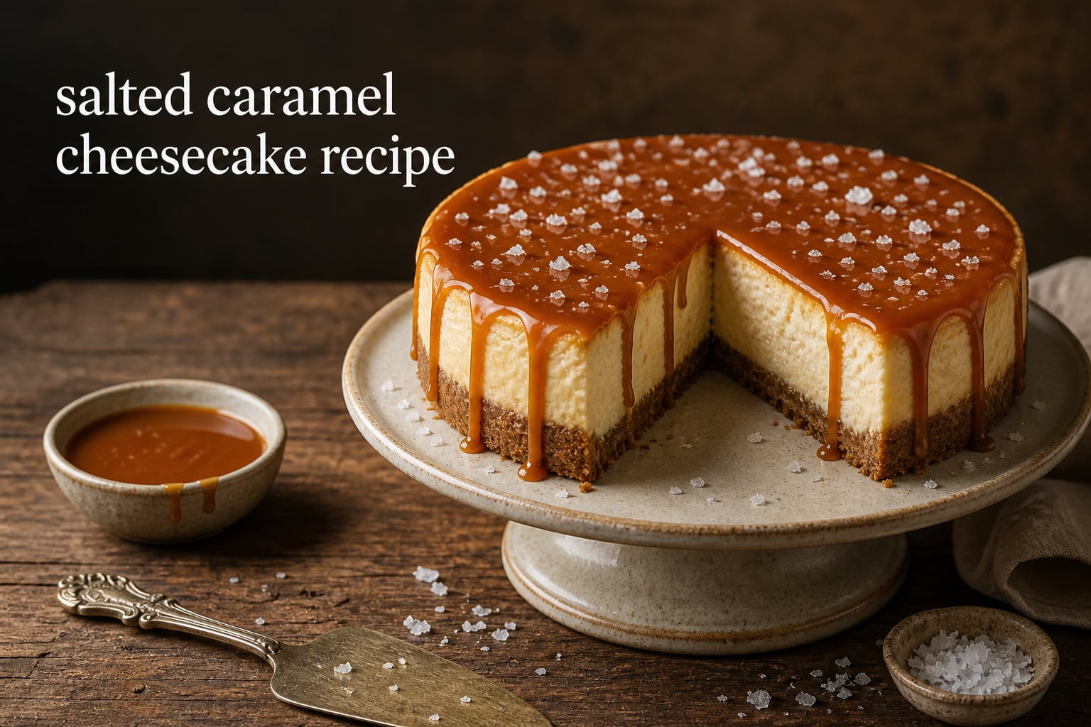 salted caramel cheesecake recipe