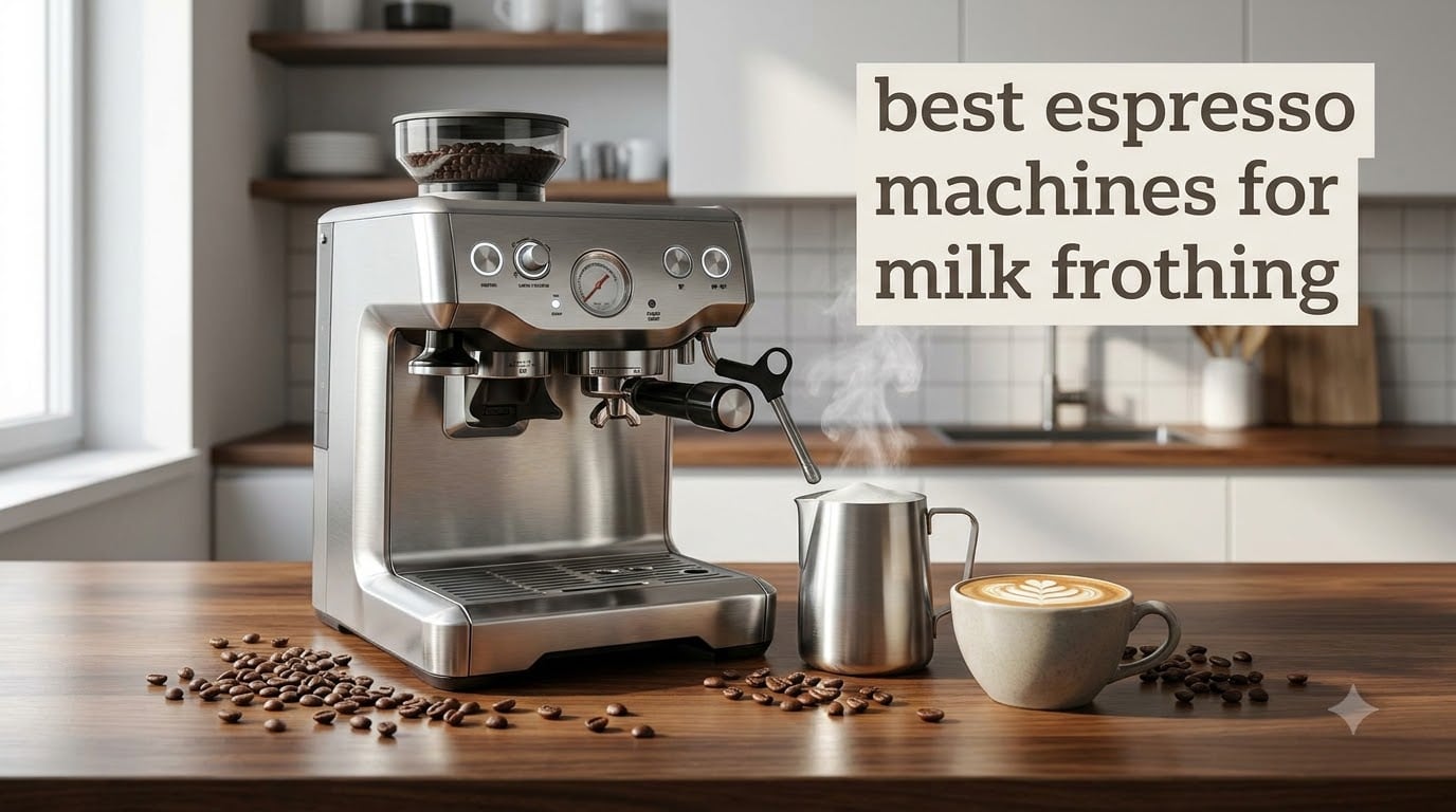 best espresso machines for milk frothing