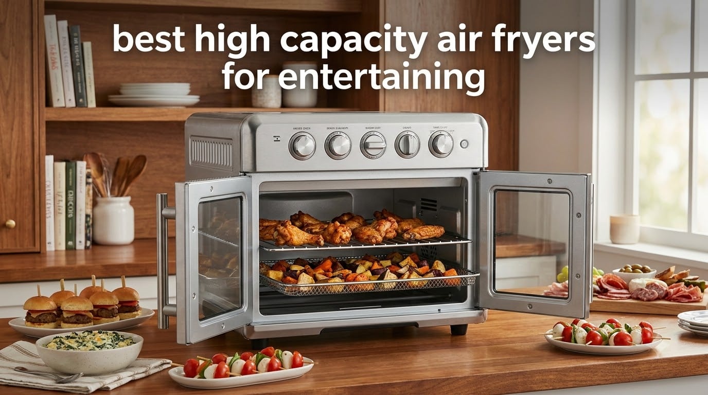 best high capacity air fryers for entertaining