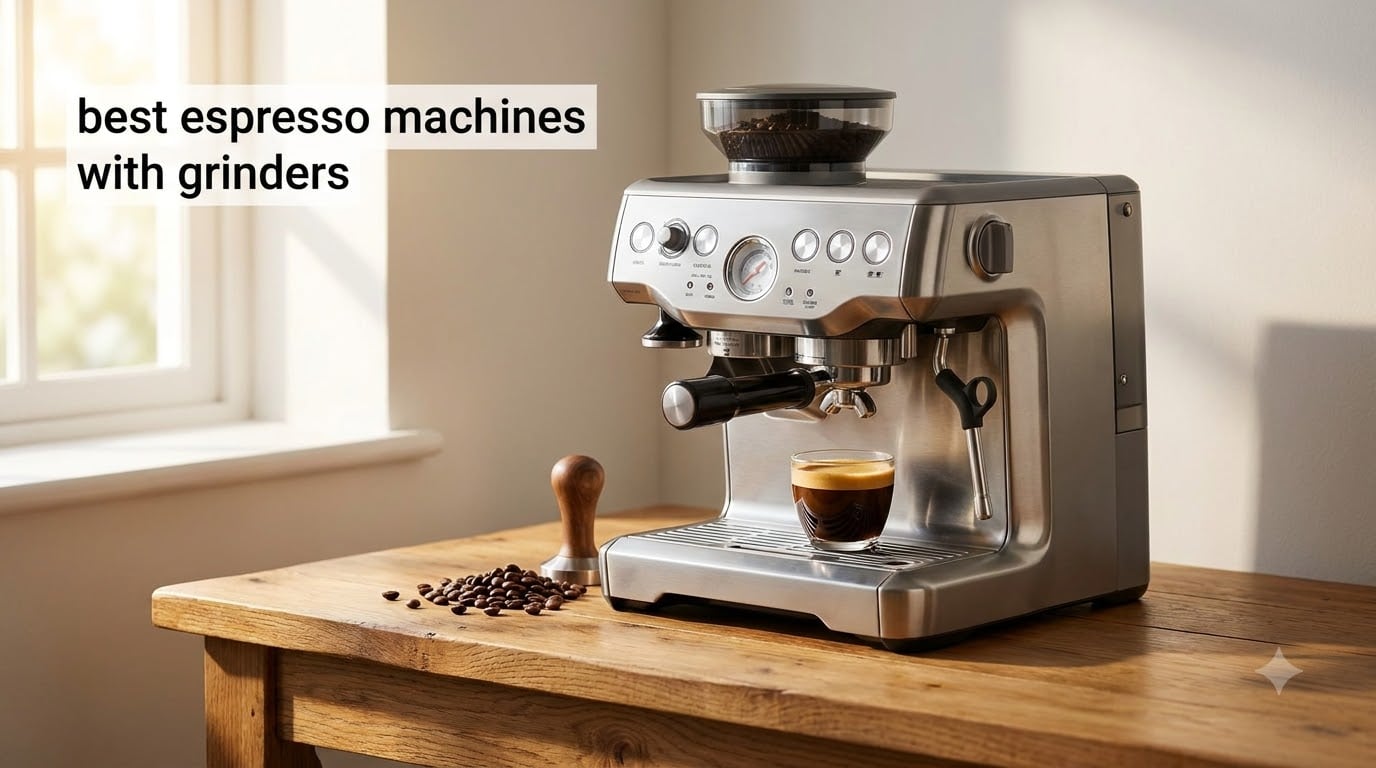 best espresso machines with grinders
