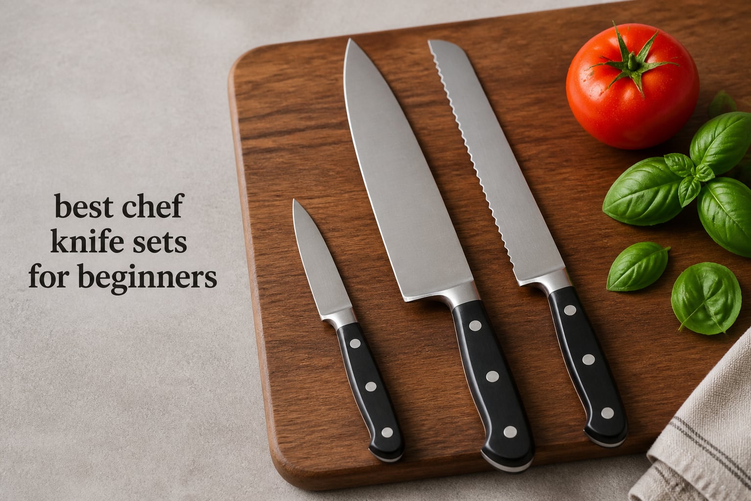 best chef knife sets for beginners