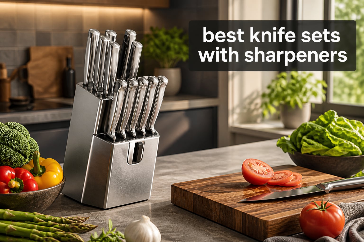 best knife sets with sharpeners