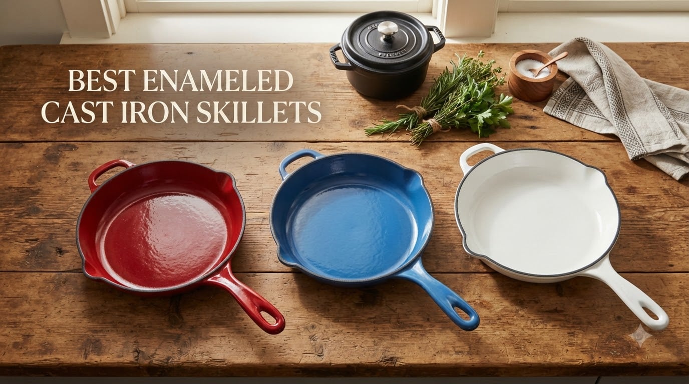 best enameled cast iron skillets