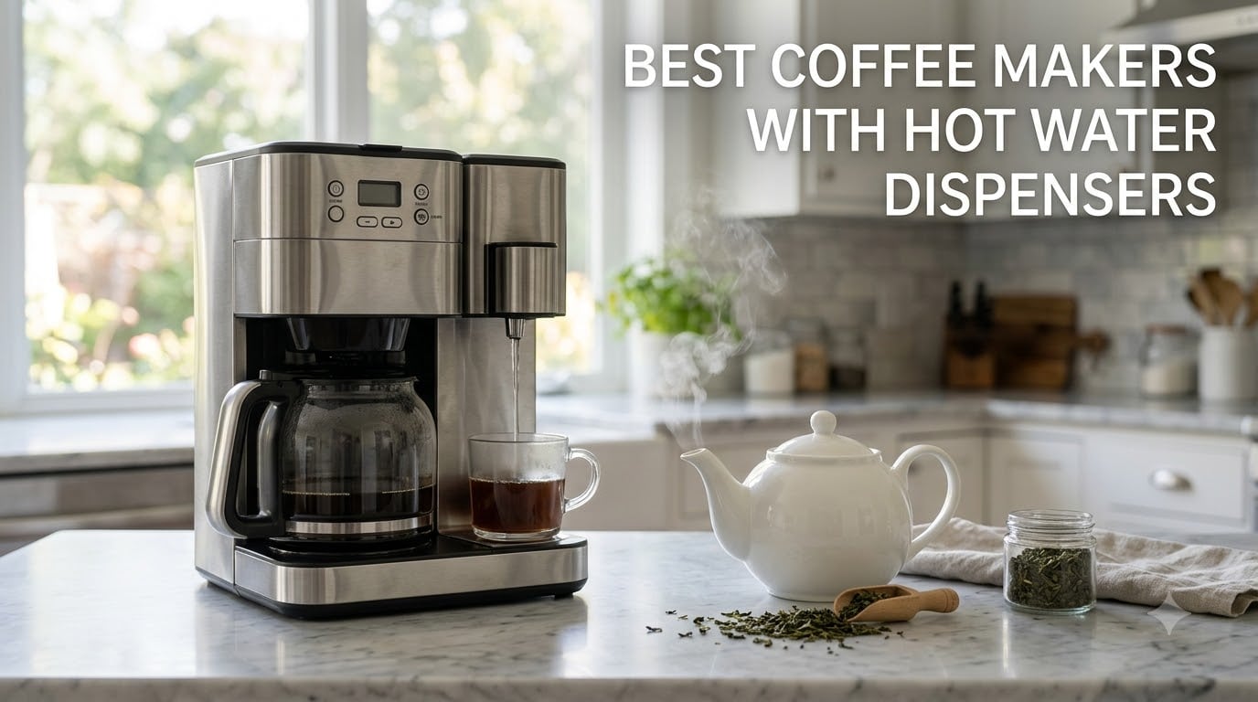 best coffee makers with hot water dispensers