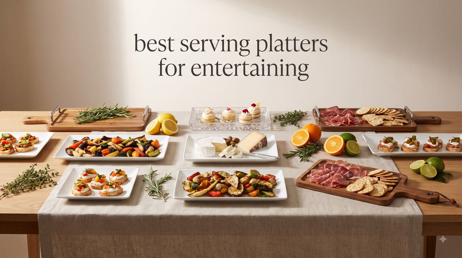 best serving platters for entertaining