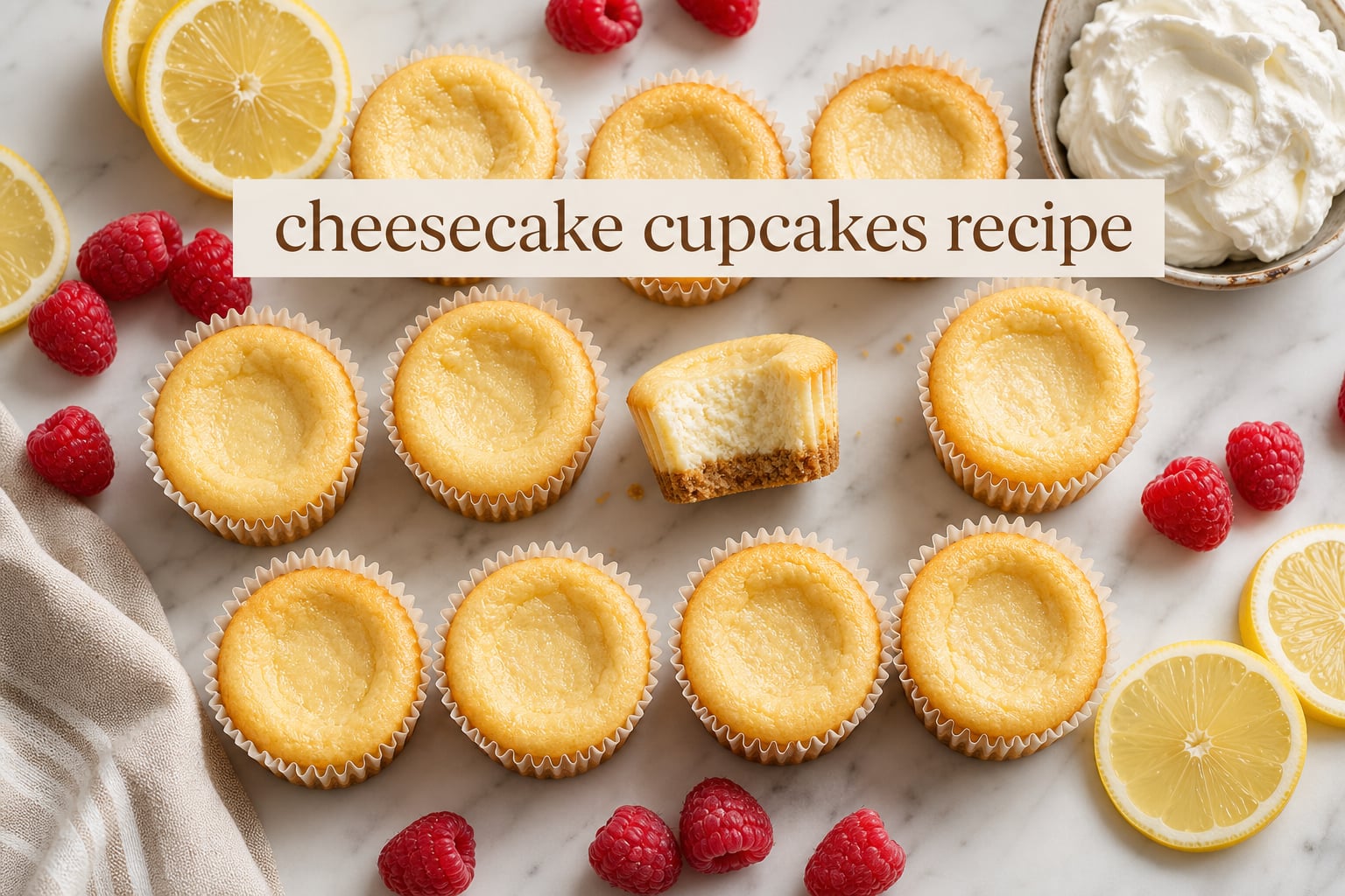 cheesecake cupcakes recipe