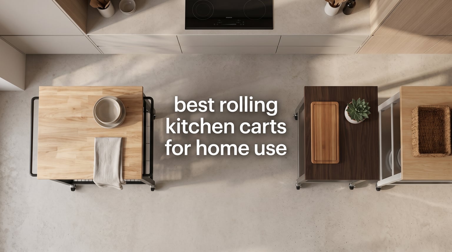 best rolling kitchen carts for home use