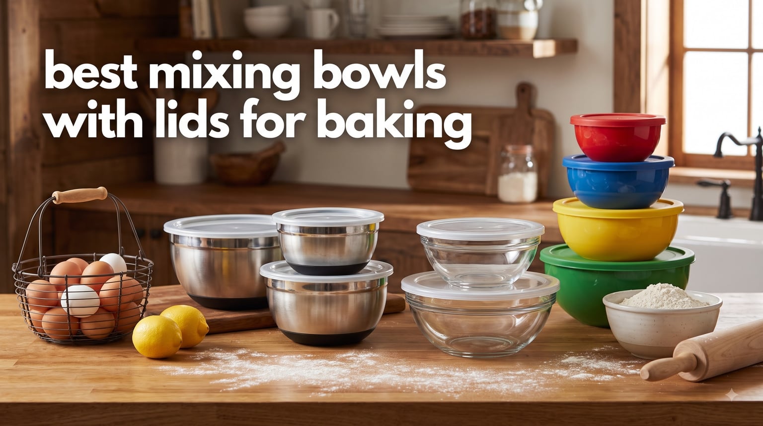 best mixing bowls with lids for baking