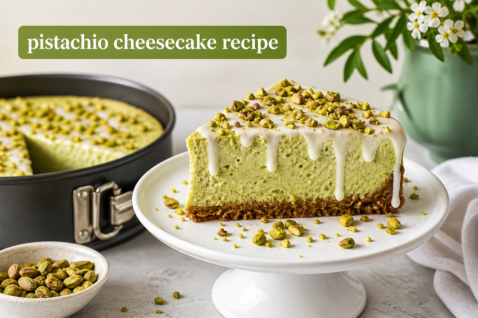pistachio cheesecake recipe