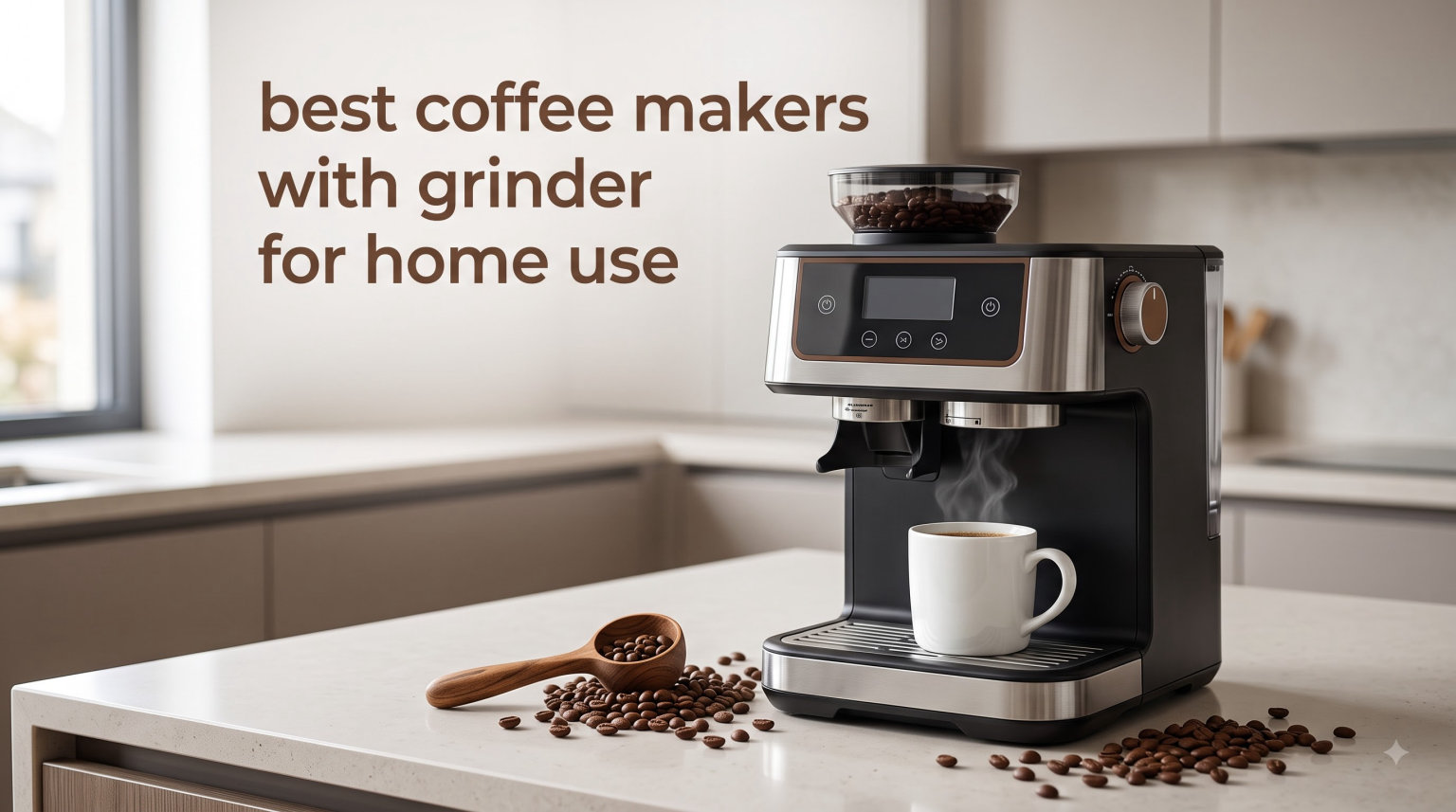 best coffee makers with grinder for home use