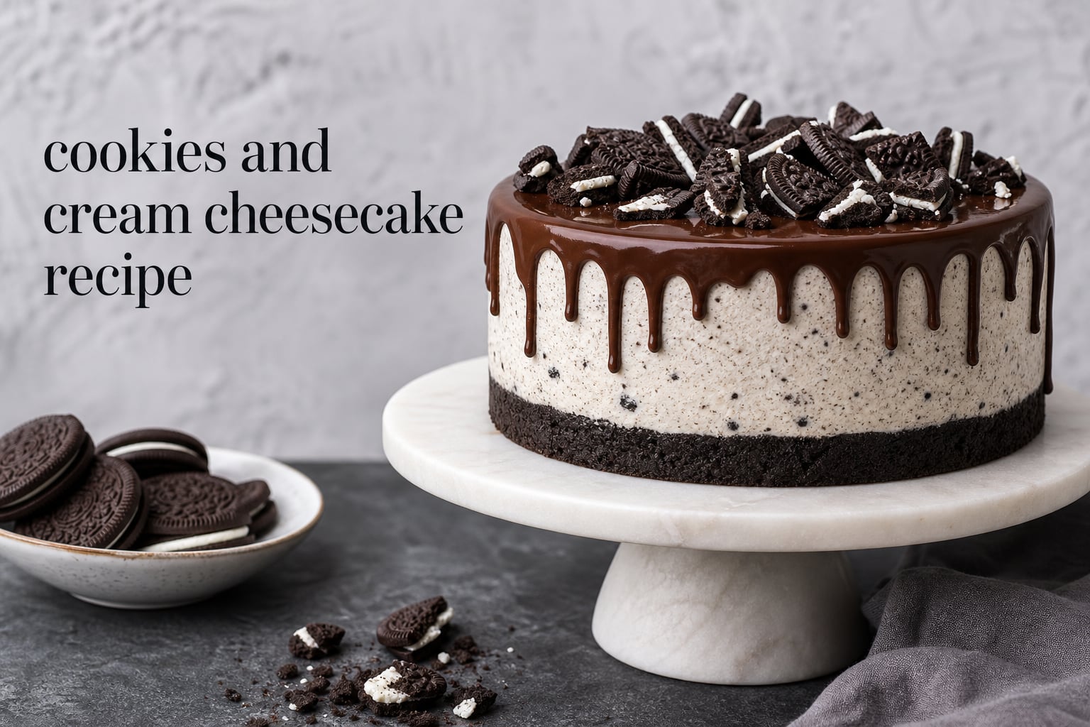 cookies and cream cheesecake recipe