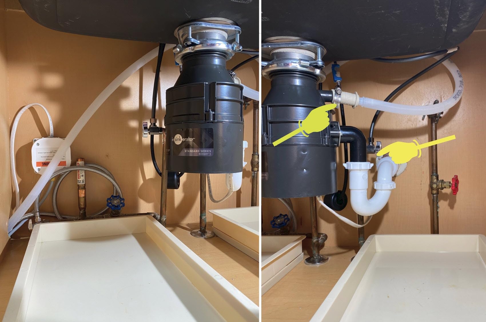 InSinkErator Badger 5 Garbage Disposal, Badger Series 1/2 HP Continuous Feed Food Waste Disposer customer photo 1