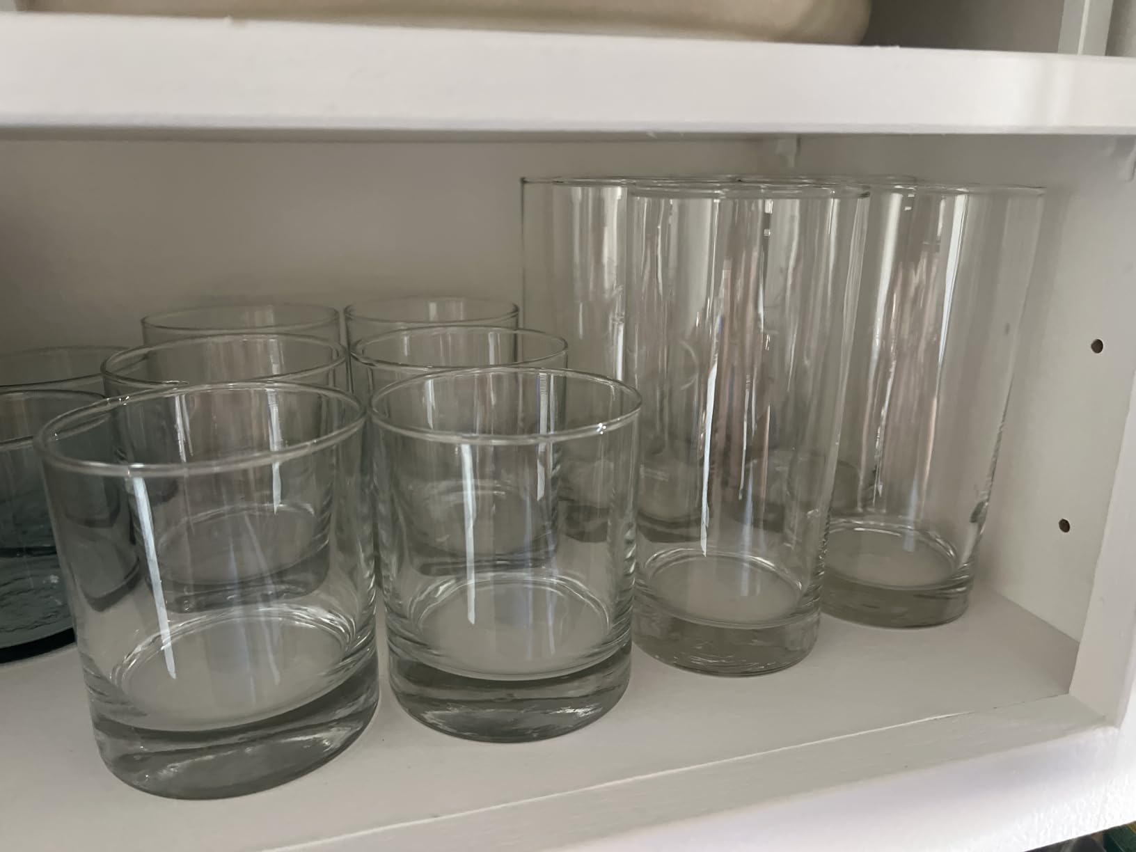 Libbey Polaris Tumbler & Rocks Drinking Glasses Set of 16, Clear Glass Cups customer photo 2