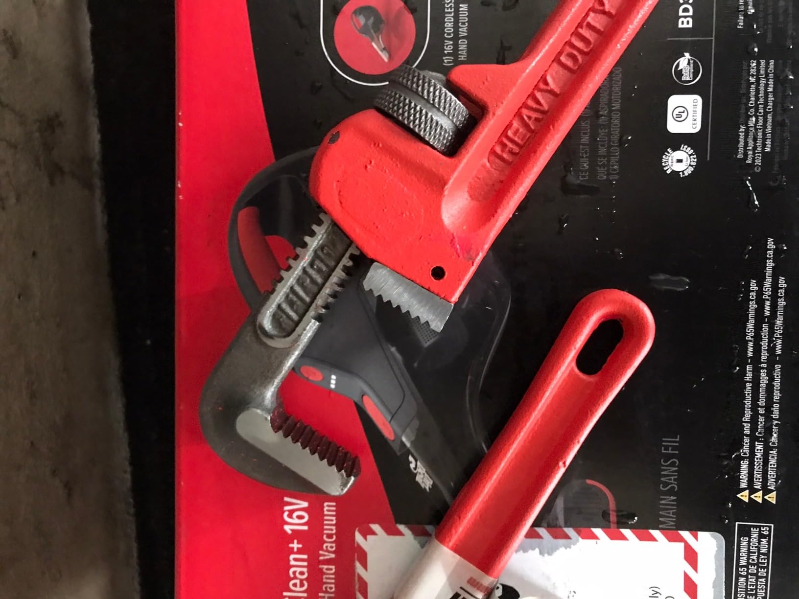 Performance Tool W1133-10B 10 in. Red Pipe Wrench customer photo 1