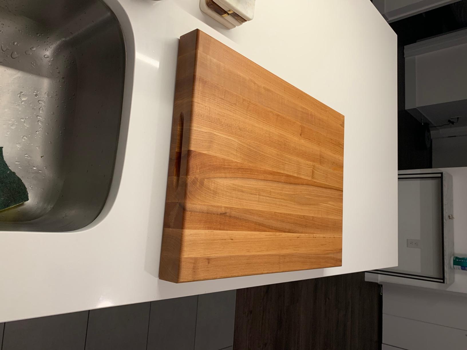 John Boos Block RA03 Maple Wood Edge Grain Reversible Cutting Board, 24 Inches x 18 Inches x 2.25 Inches customer photo 1
