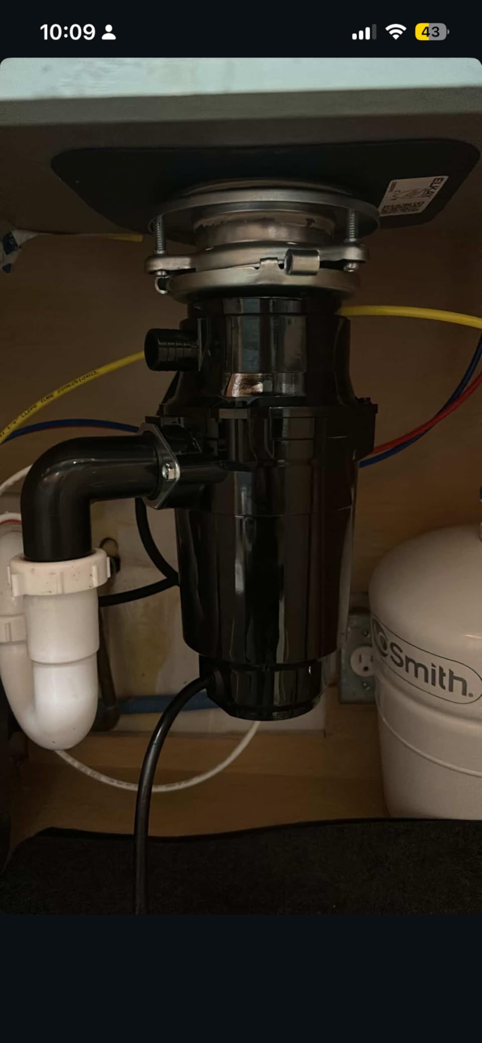 Waste Maid Garbage Disposal, Anti-Jam, Continuous Feed, 1/2 HP Economy customer photo 2