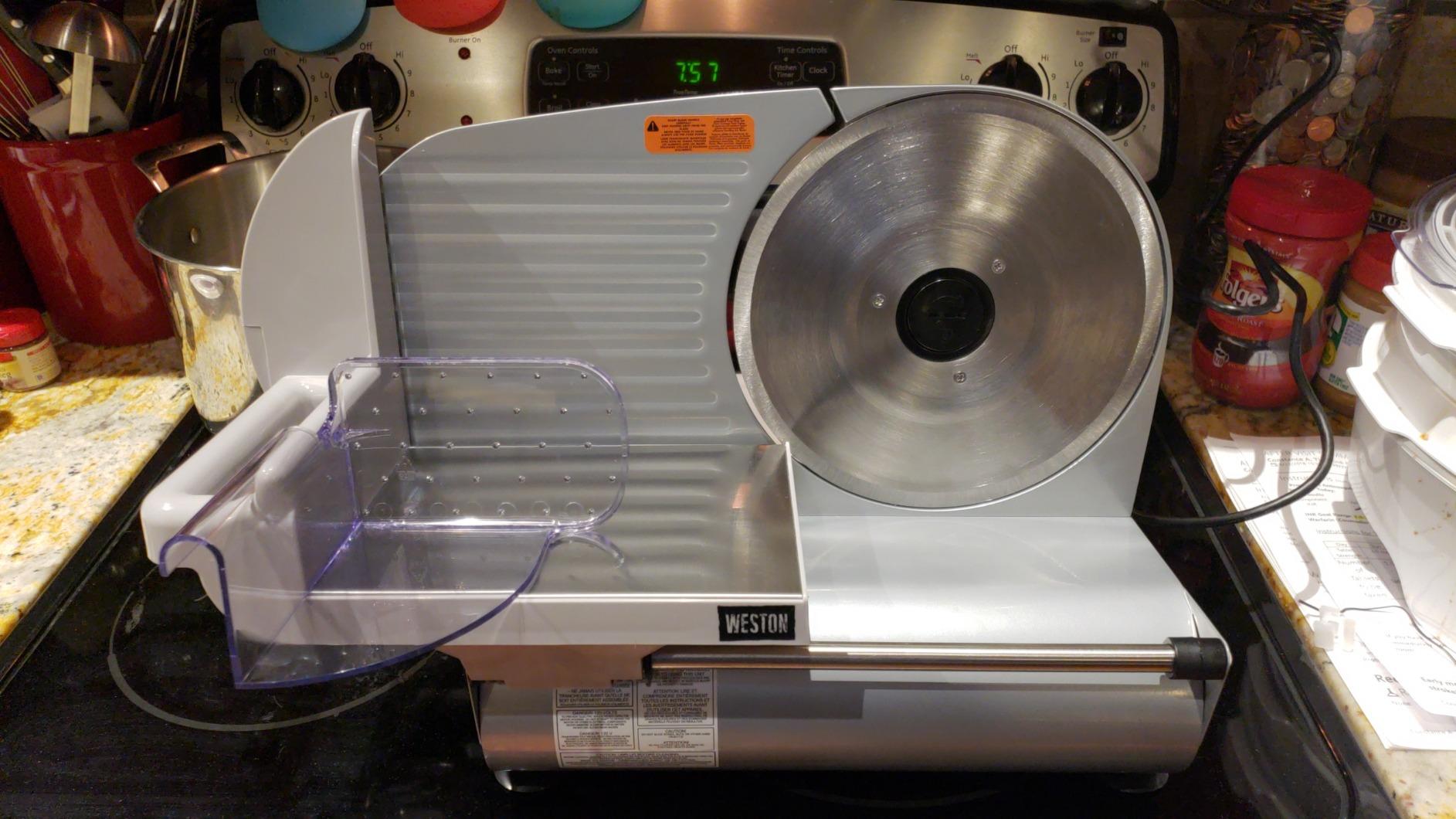 Weston Electric Deli Meat Slicer Machine For Home & Food Slicer customer photo 2