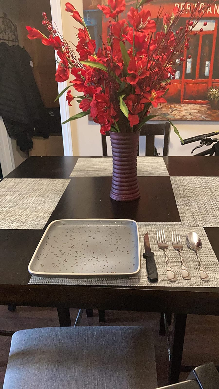 Pfaltzgraff Simplicity 53-Piece Flatware Set, 18/0 Stainless Steel Silverware Set for 8 with Serving Utensils, Classic Dining Cutlery for Everyday Use and Entertaining customer photo 1