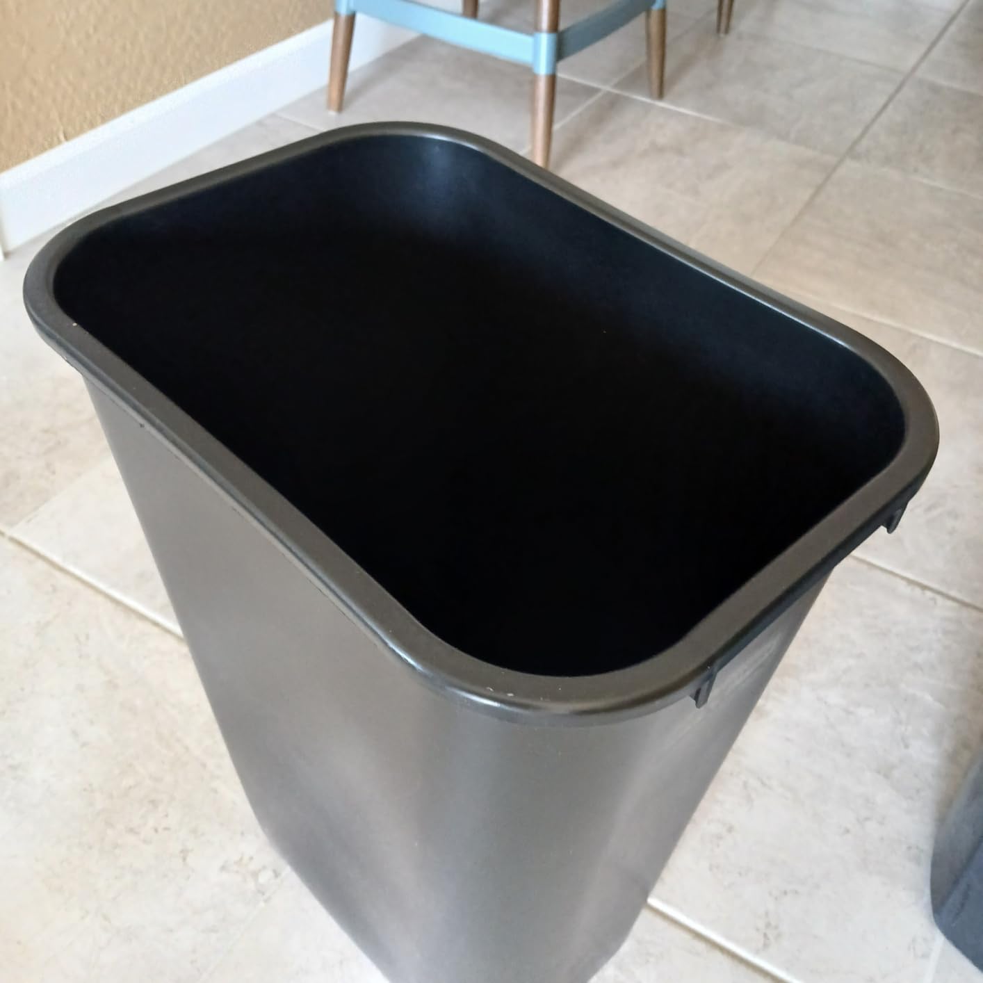 Rubbermaid Commercial Products Receptacle Wastebasket, 3.25-Gallon/12-Quart, Beige, Plastic, Garbage Can for Home/Office, Fits Under Desk/Sink/Cabinet customer photo 1