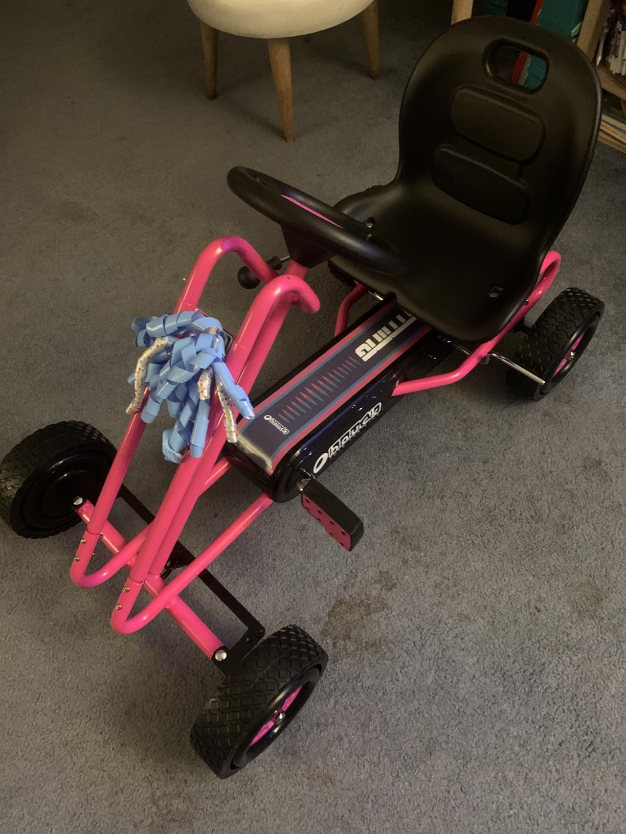 hauck Kids Pedal Go Kart, 4 Wheel Bike Cart, Ride for Ages 4-8, Green customer photo 2