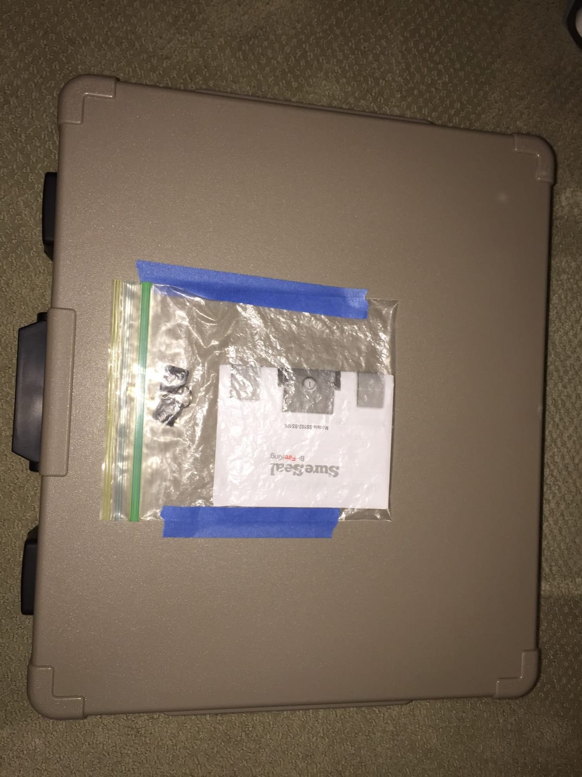 FireKing SureSeal Fire Rated Safe with Key Lock, Taupe customer photo 2
