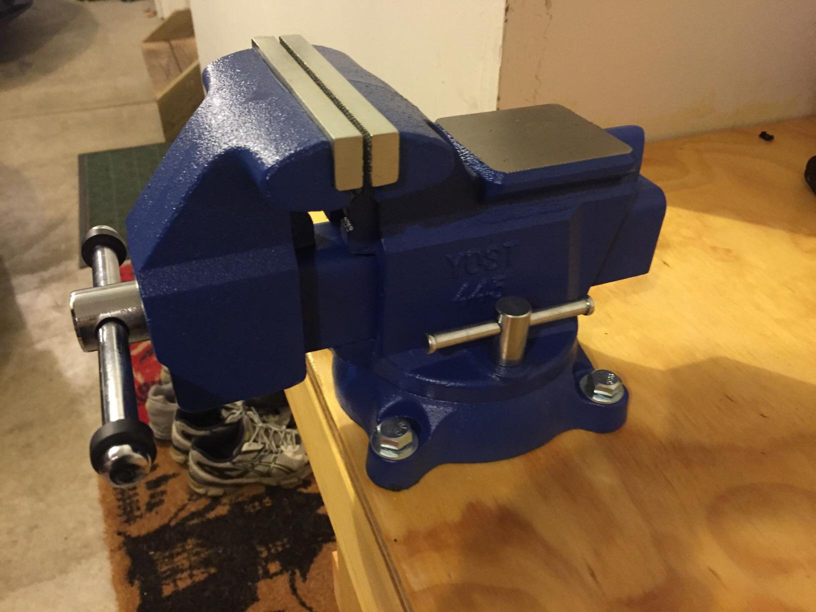 Yost Vises 445 Combination Vise | 4.5 Inch Jaw Width Utility Pipe and Bench Vise |Secure Grip with Swivel Base and Large Pipe Jaw Capacity | Made with Cast Iron and Steel U Channel Bar customer photo 1