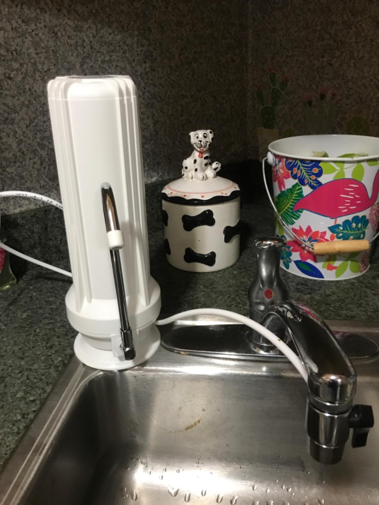 iSpring CKC1 Chlorine Removal Countertop Water Filter System, 10000 Gallons customer photo 1