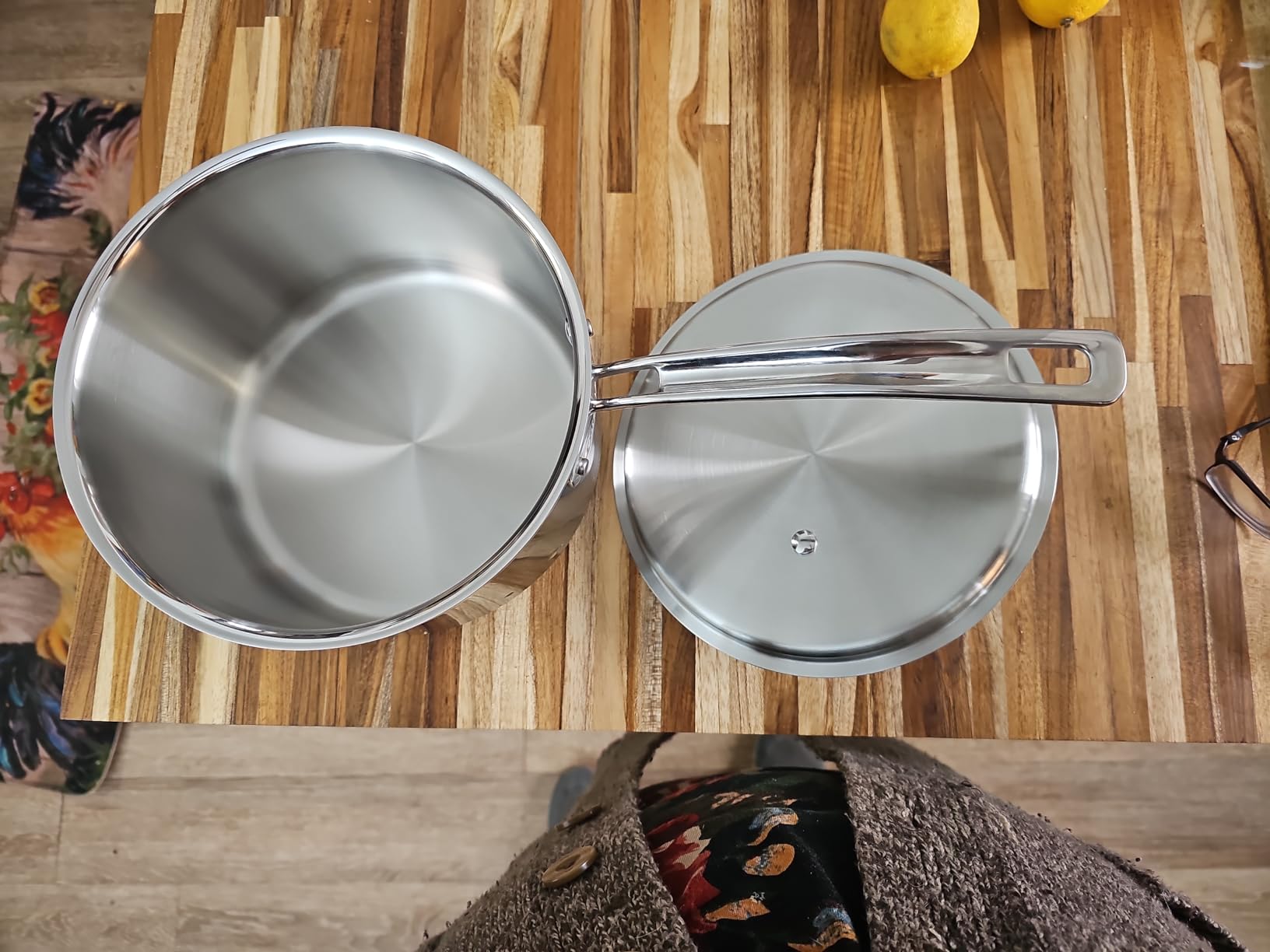 Cuisinart 1.5 Quart Multiclad Pro Triple Ply Saucepan w/Cover, MCP19-16N customer photo 2