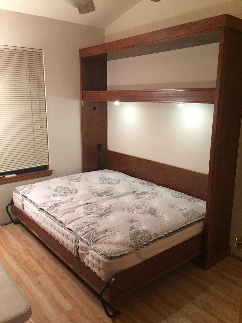 Create-A-Bed Queen Size Deluxe Murphy Bed Kit, Vertical customer photo 1