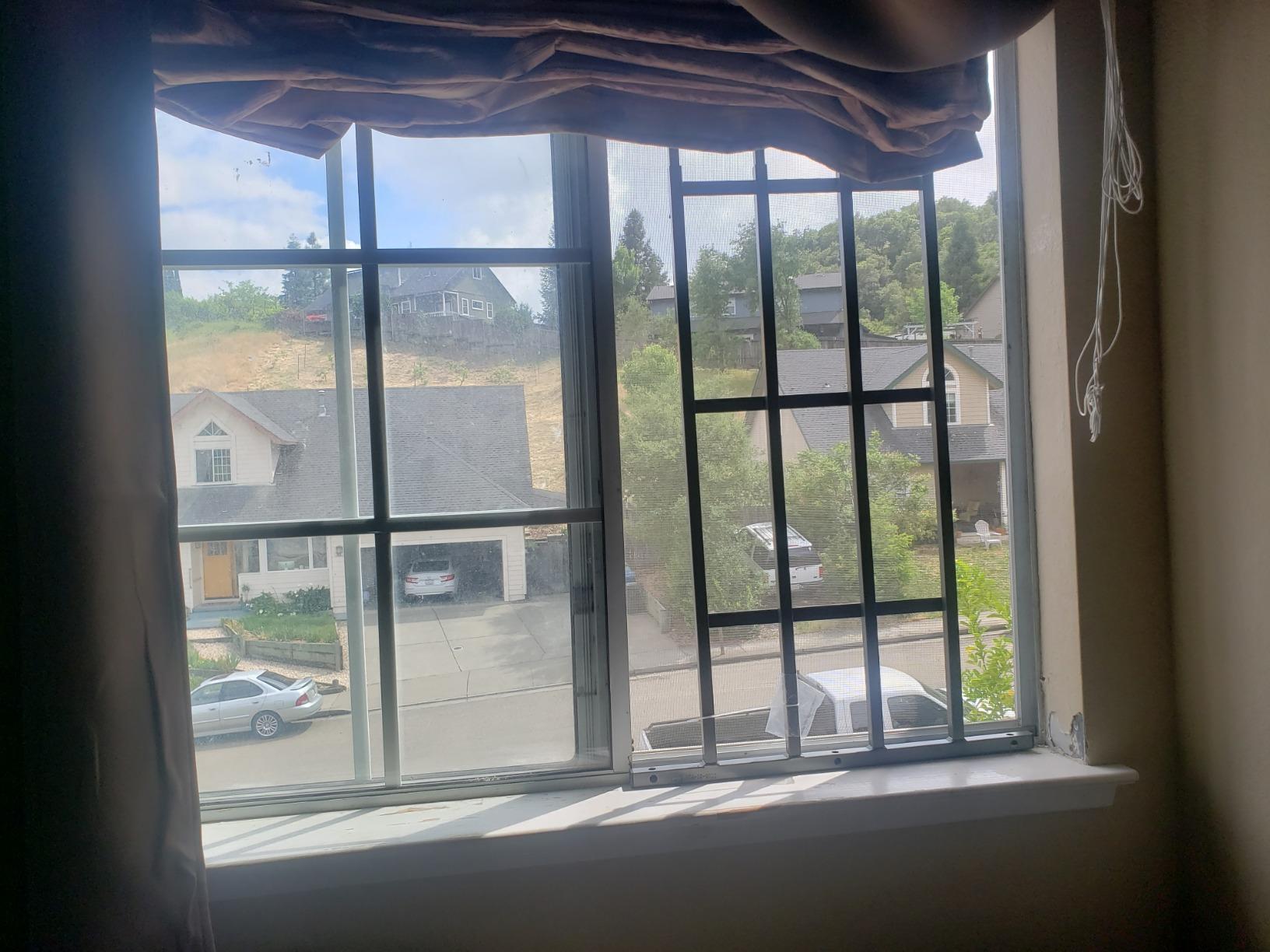 Prime-Line Adjustable 4-Bar Window Security Grill, Black, 32-1/2 to 54 in. customer photo 1