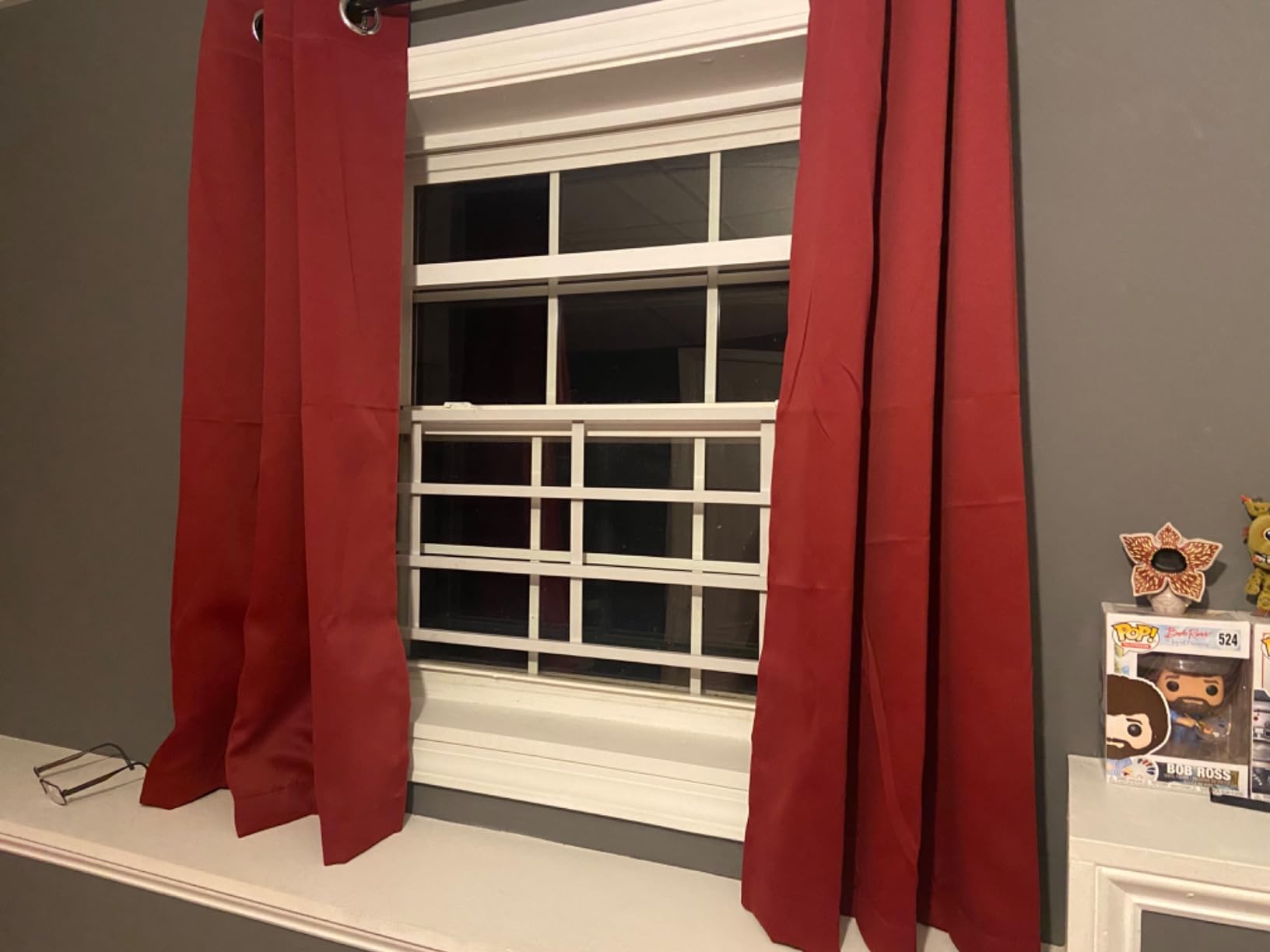 Prime-Line Adjustable 4-Bar Window Security Grill, Black, 32-1/2 to 54 in. customer photo 2
