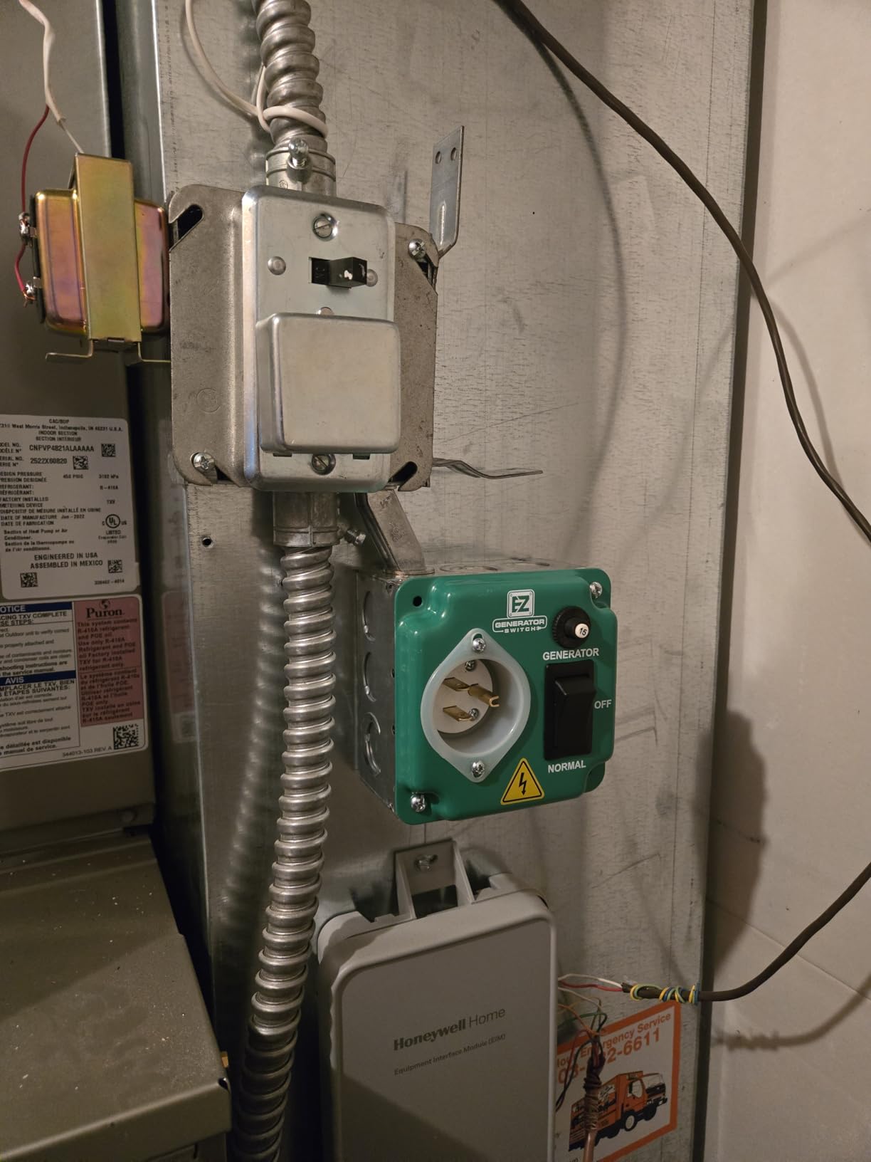 The Original, Patented, UL/CSA Approved Manual Transfer Switch - Made in the USA customer photo 2