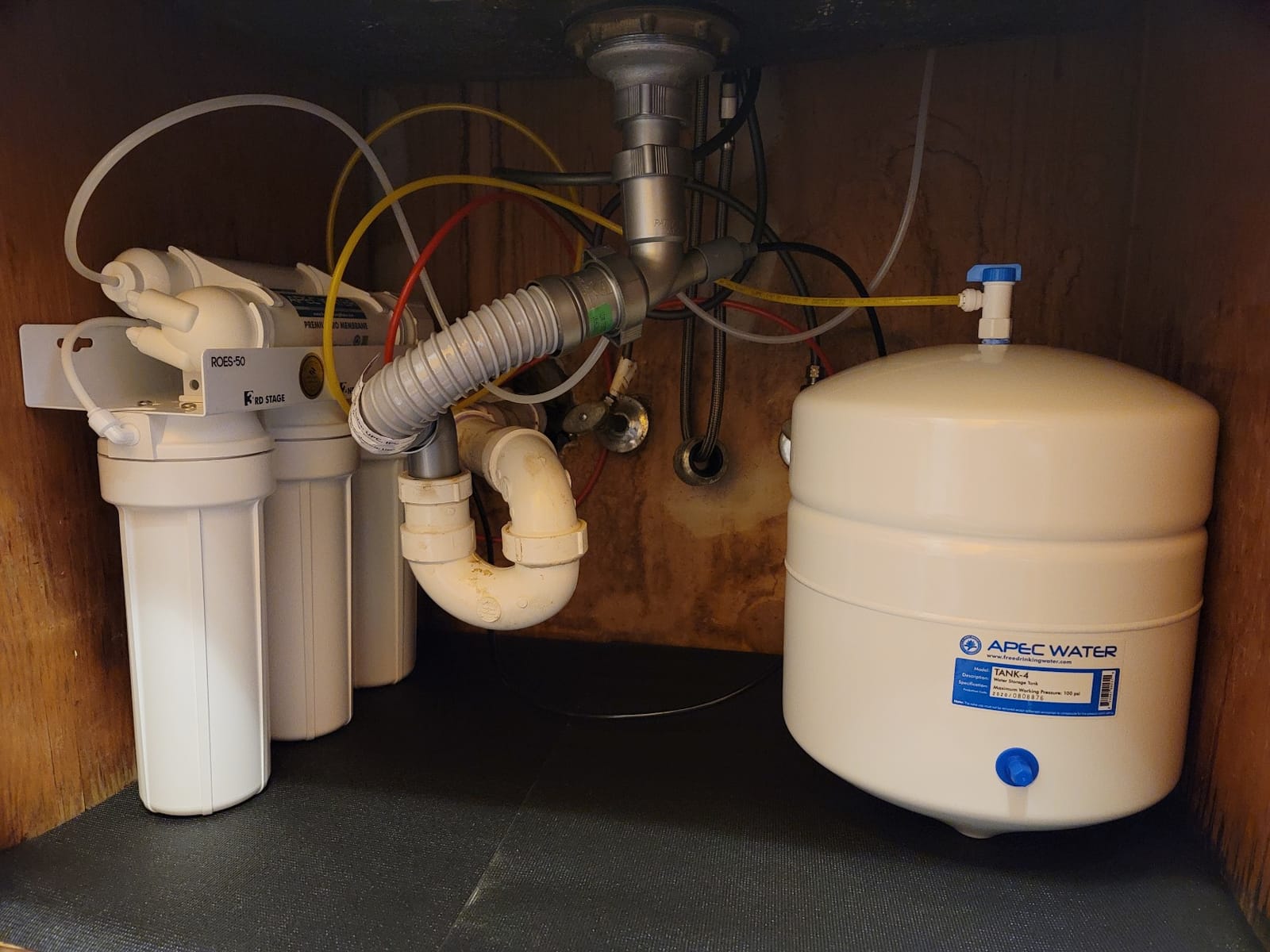 APEC Water ROES-50, 5-Stage Under Sink Reverse Osmosis System, 50 GPD customer photo 2