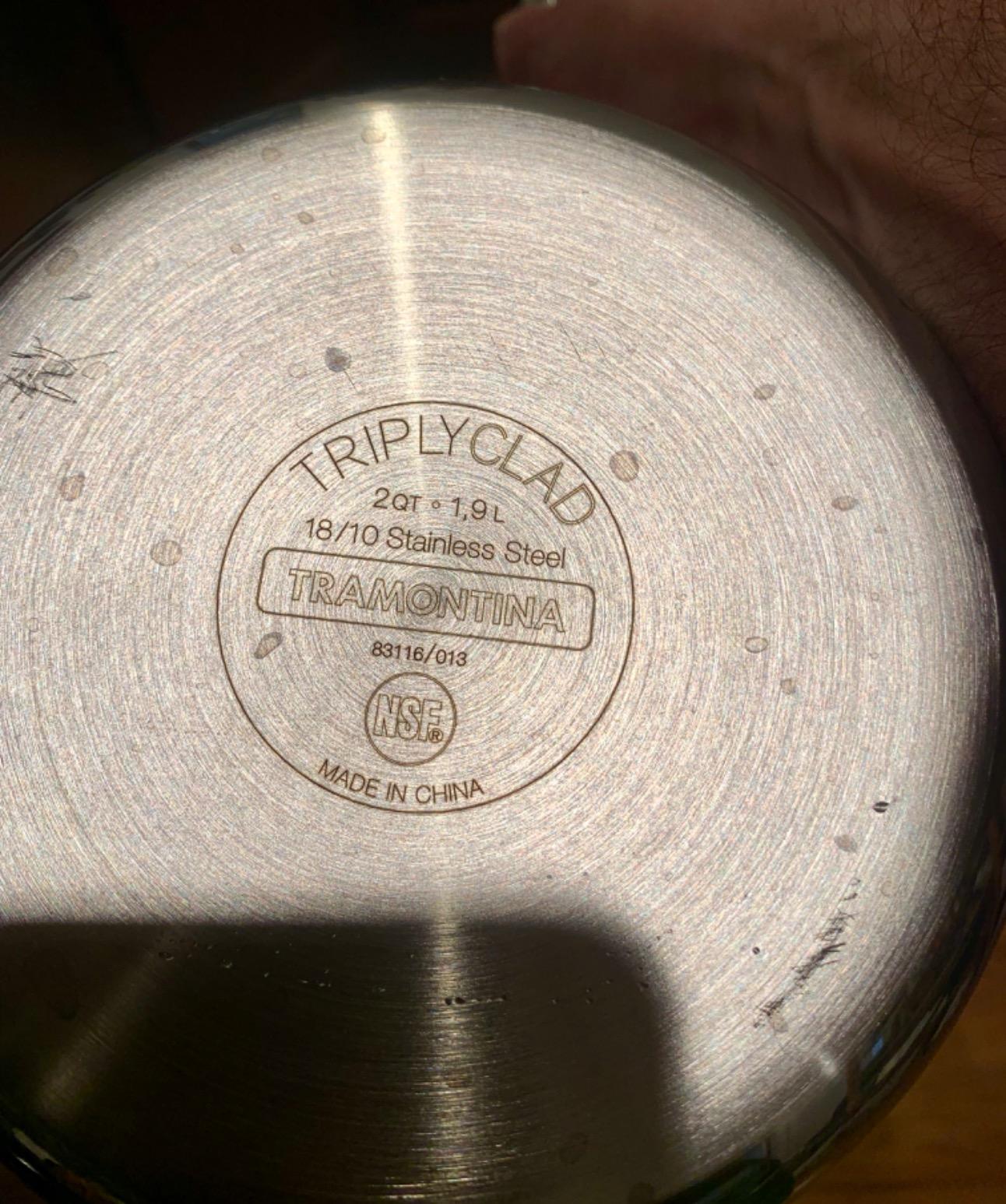 Tramontina Signature Tri-Ply Clad Stainless Steel 2-Quart Sauce Pan customer photo 1