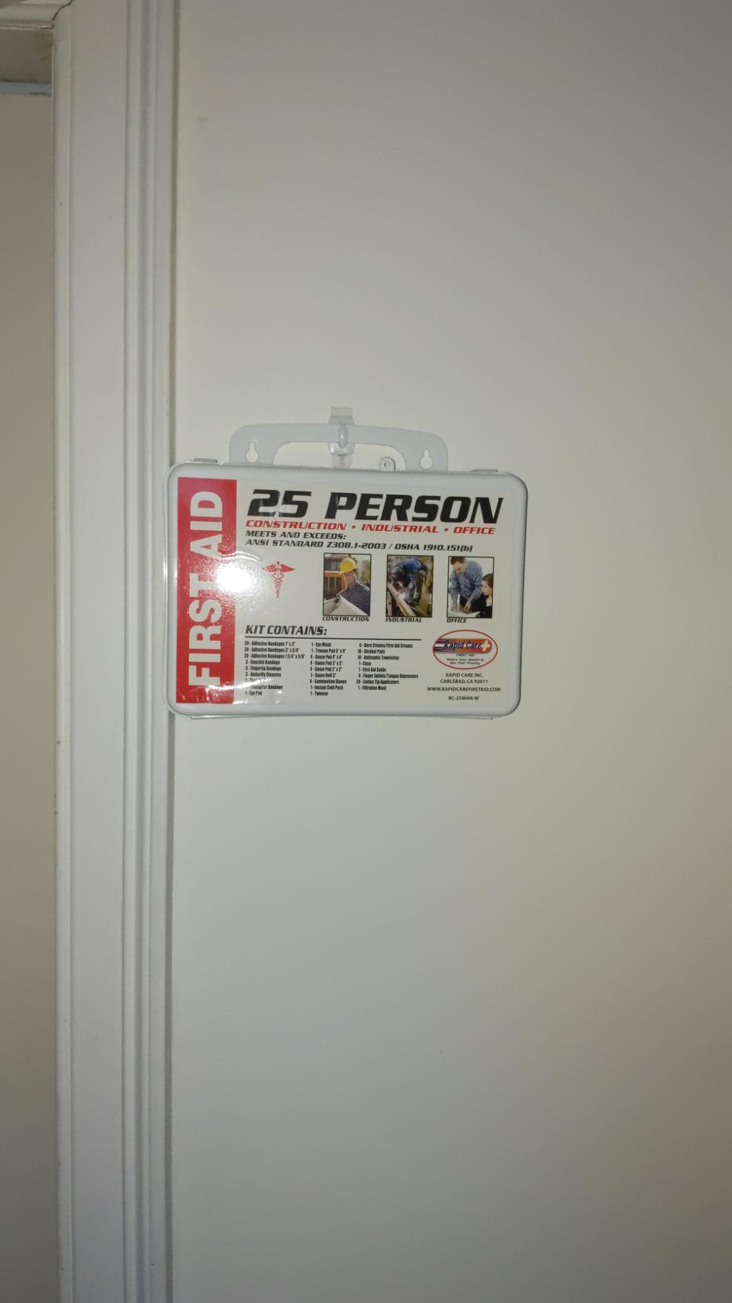 Rapid Care First Aid RC-50MAN-W 50 Person OSHA/ANSI Poly First Aid Kit customer photo 1