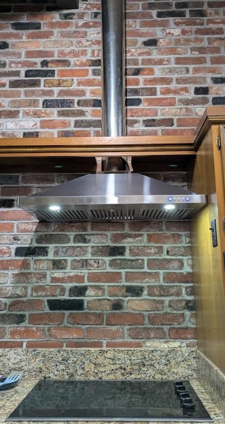 36 in. Vista Coll 380 CFM Ducted Wall Mount Range Hood LED, Stainless Steel customer photo 2